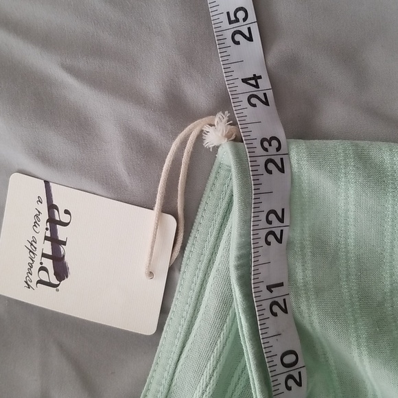 NWT Ana Women's lime green/white Stripe Tank size 2X - Picture 12 of 13